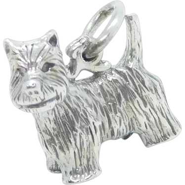 West Highland Terrier Dog Charm Sterling Silver