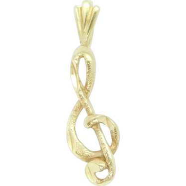 Buy 14K Gold Music Note Bracelet Treble Clef Charm Bracelet Online