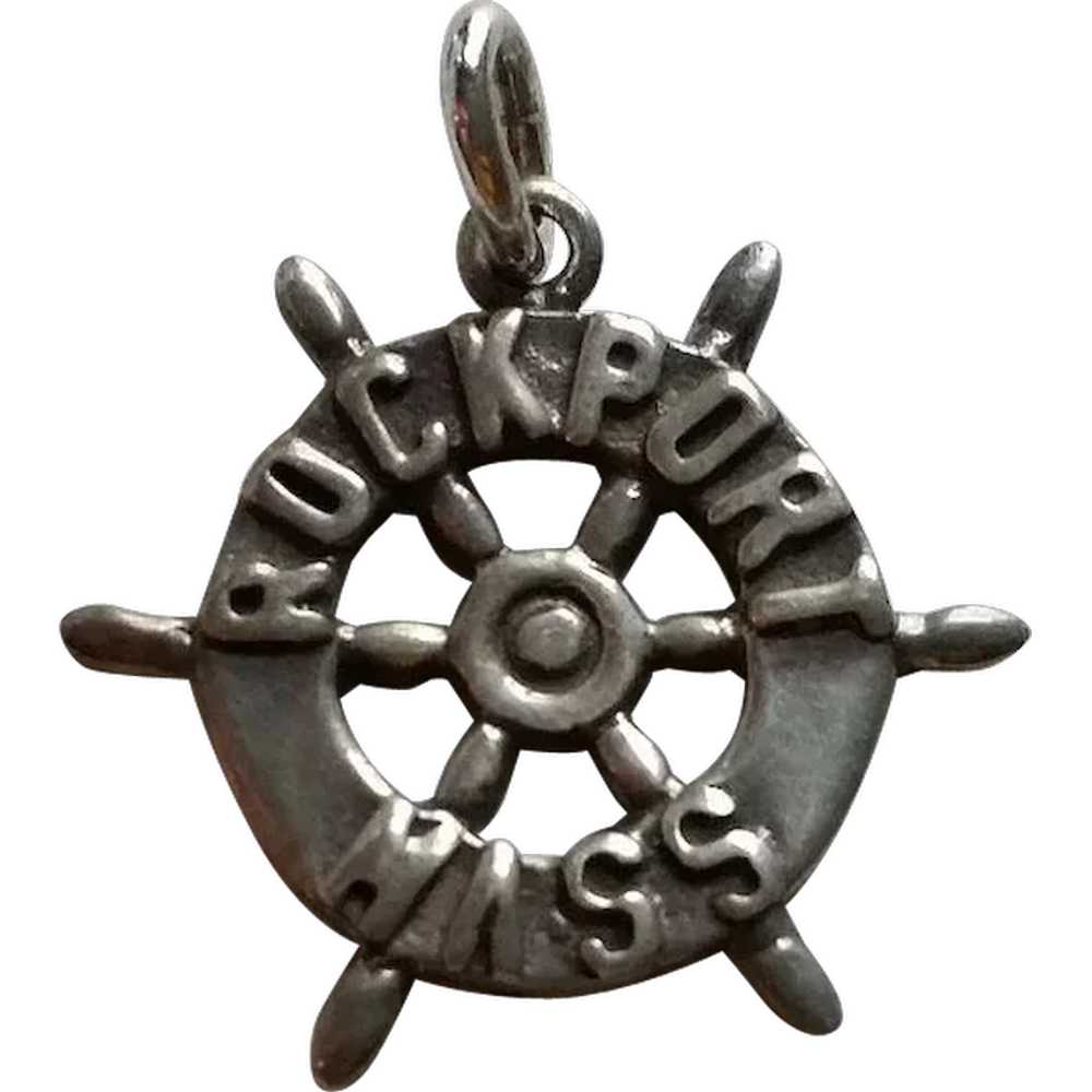 Ella Cone Sterling Silver Ships Wheel ROCKPORT Ma… - image 1