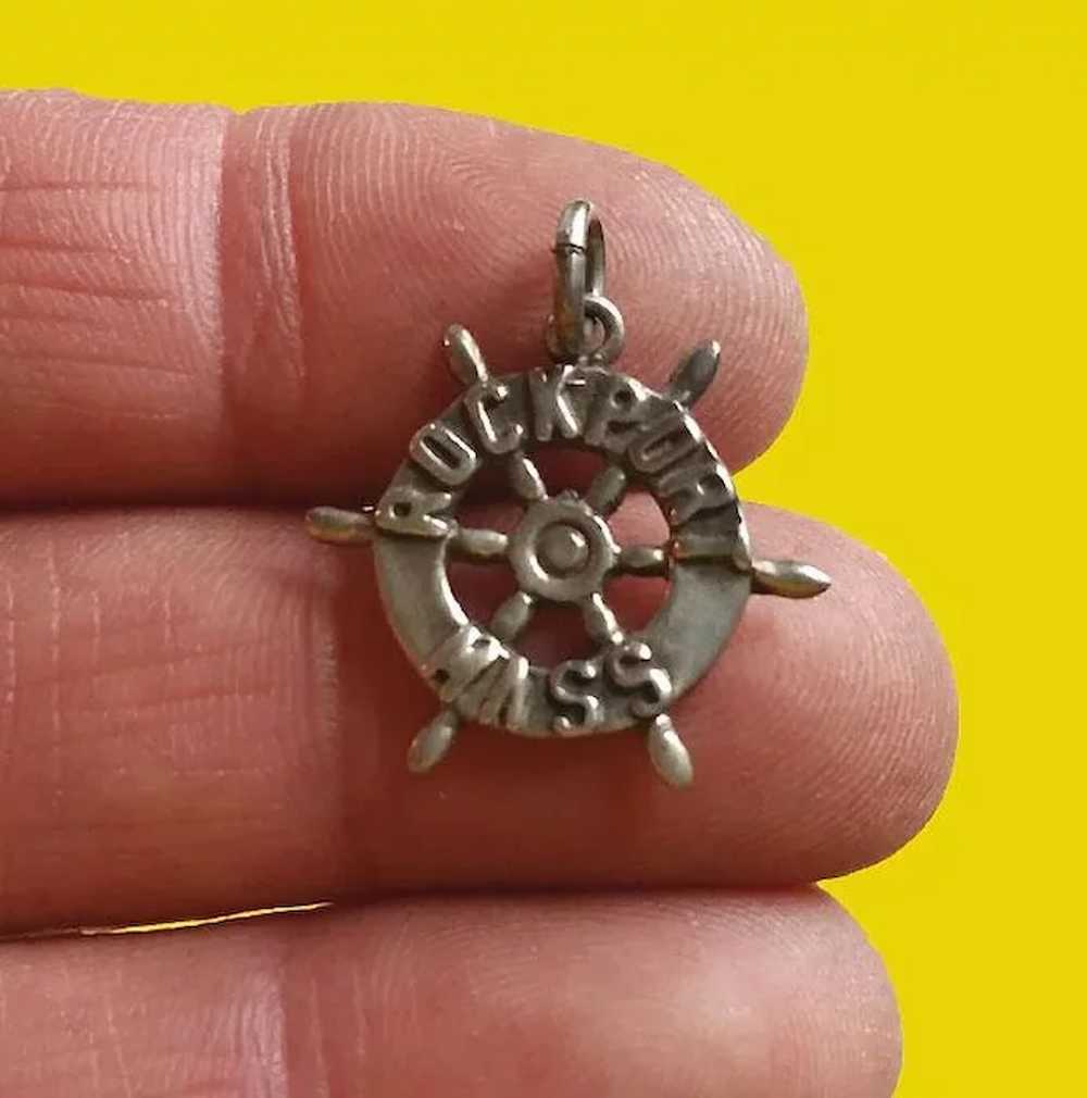 Ella Cone Sterling Silver Ships Wheel ROCKPORT Ma… - image 2