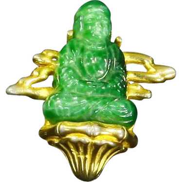 Boucher Attributed Buddha Pin – Molded Peking Glas