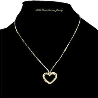 Nina Ricci Paris Heart Necklace – 1980s