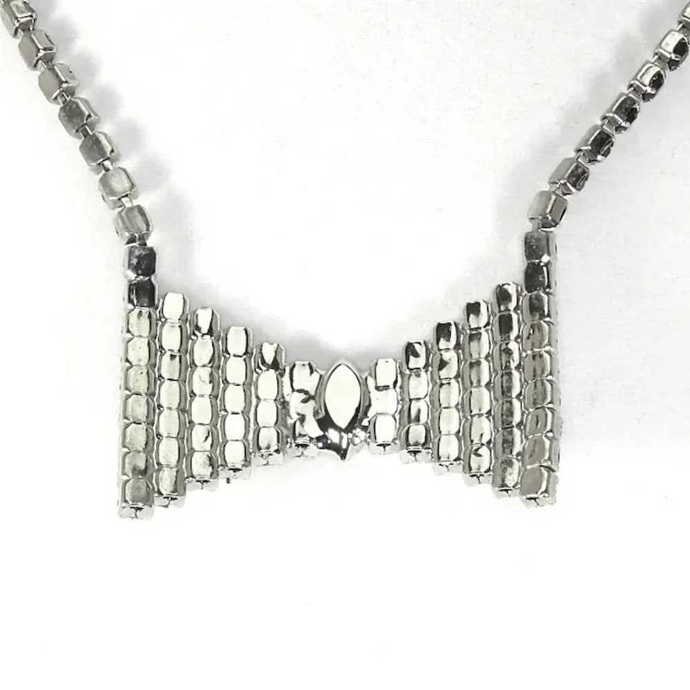 Bow Tie Beauty-Rhinestone Necklace-Stunning-1950s… - image 5