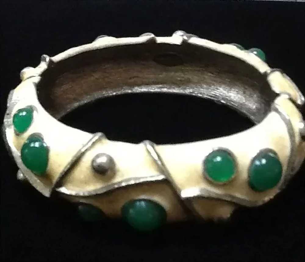 VIntage Lanvin Demi Parure:  Bracelet and Earrings - image 4