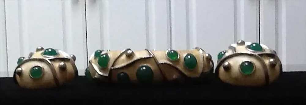 VIntage Lanvin Demi Parure:  Bracelet and Earrings - image 8