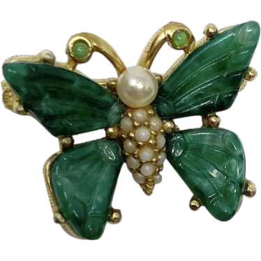 CINER ヴィンテージ　蝶々のブローチ Vintage ciner brooch pin - Gem