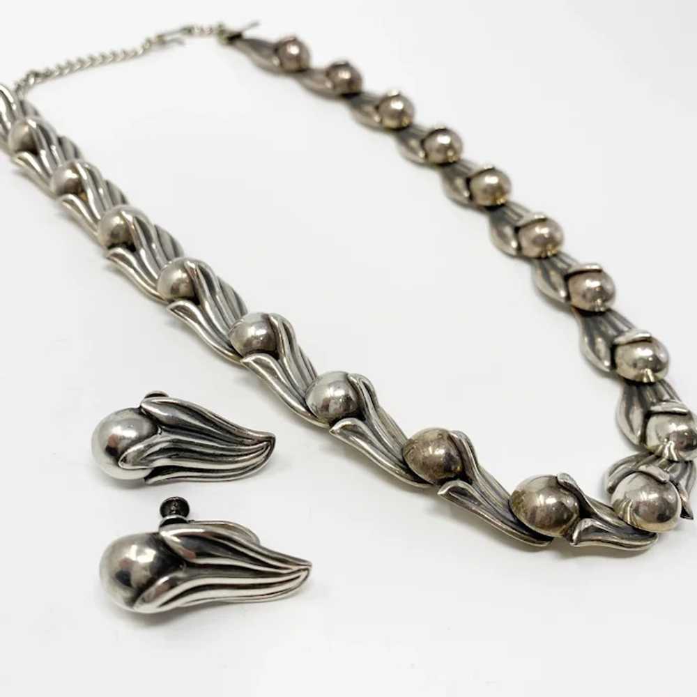 Los Castillo rare vintage choker necklace 1940's … - image 2