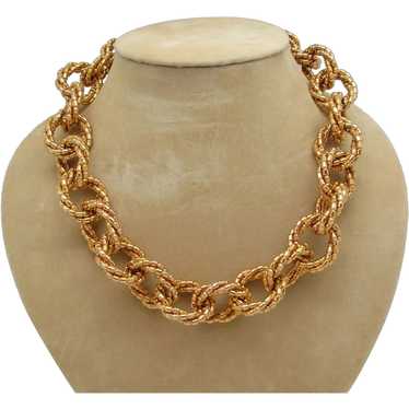 Erwin Pearl Woven Chain Link Necklace