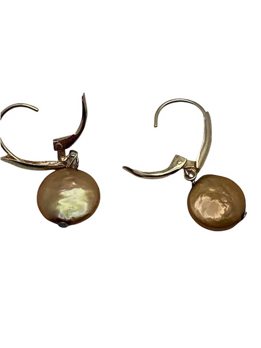 Pair of CAX Sterling Vermeil and Copper Coin Pear… - image 7