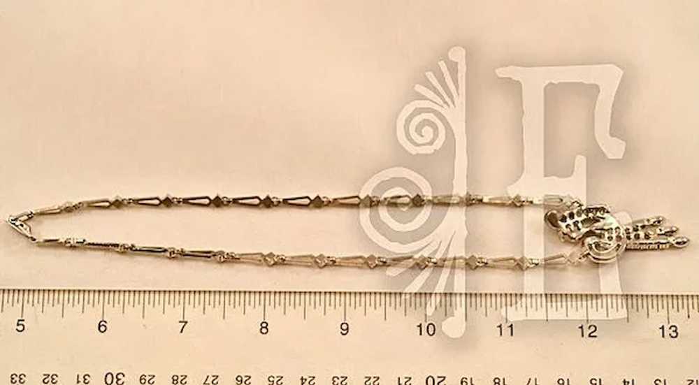 ca 1930's-40's Engel Bros Sterling Silver and Rhi… - image 4