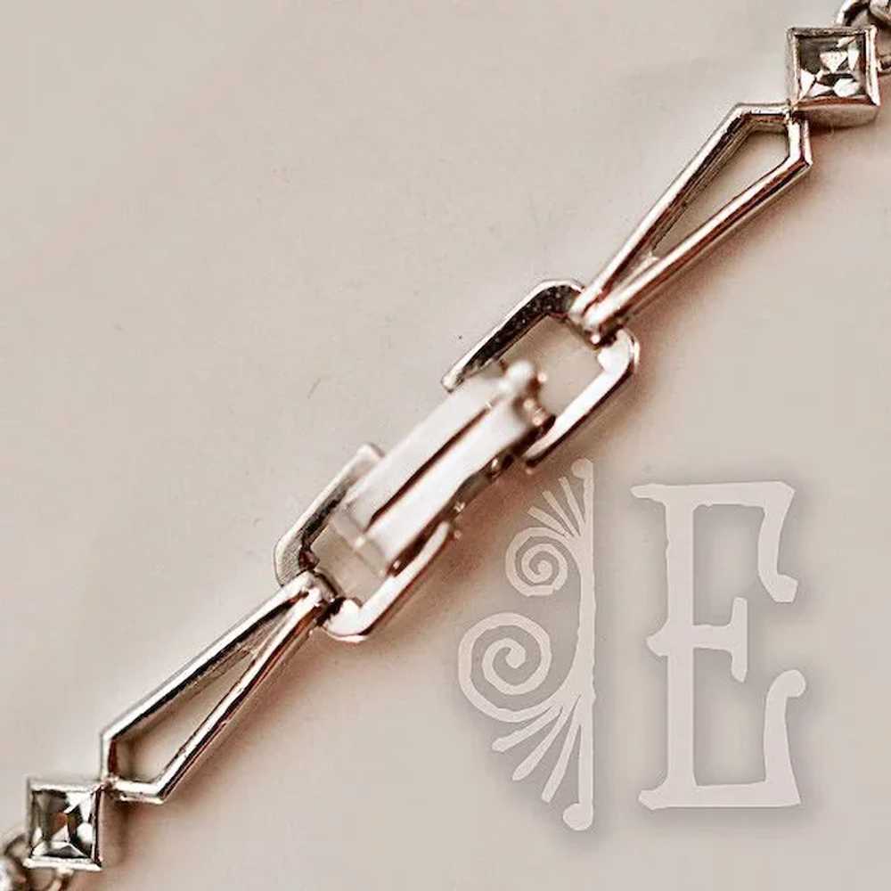 ca 1930's-40's Engel Bros Sterling Silver and Rhi… - image 6