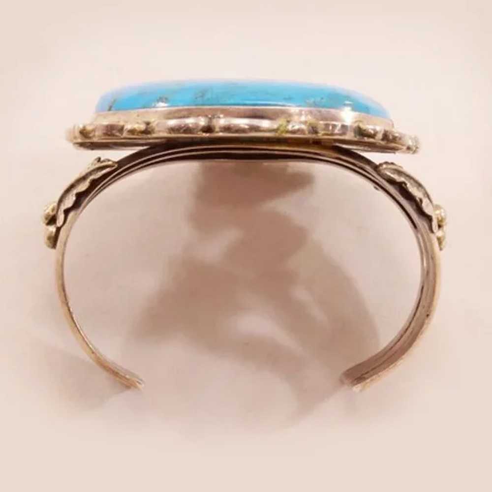 Incredible Vintage Jerry Roan Navajo Cuff - HUGE … - image 5