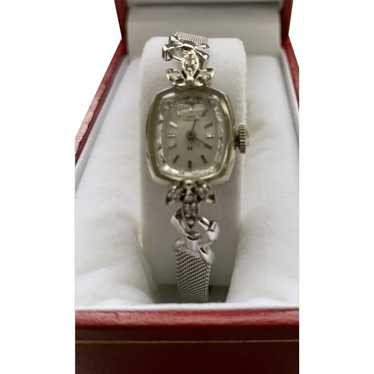 Lady Hamilton Wristwatch 14k White Gold w/Diamonds - image 1