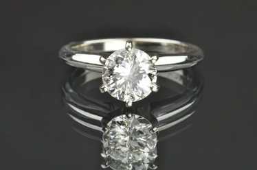 1.05 Carat Diamond Solitaire Engagement Ring - image 1