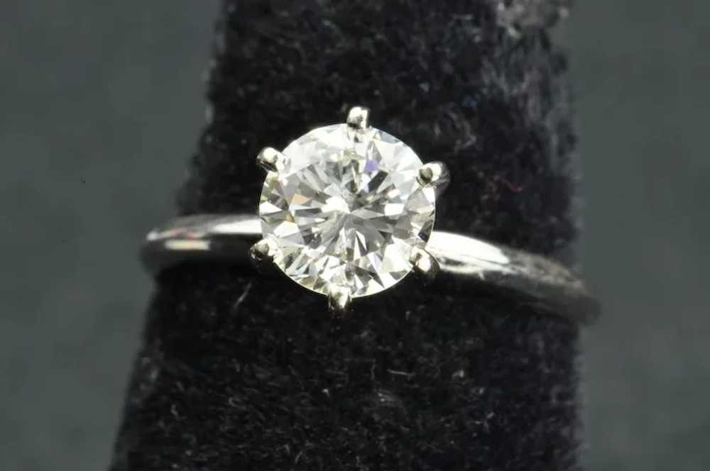 1.05 Carat Diamond Solitaire Engagement Ring - image 6