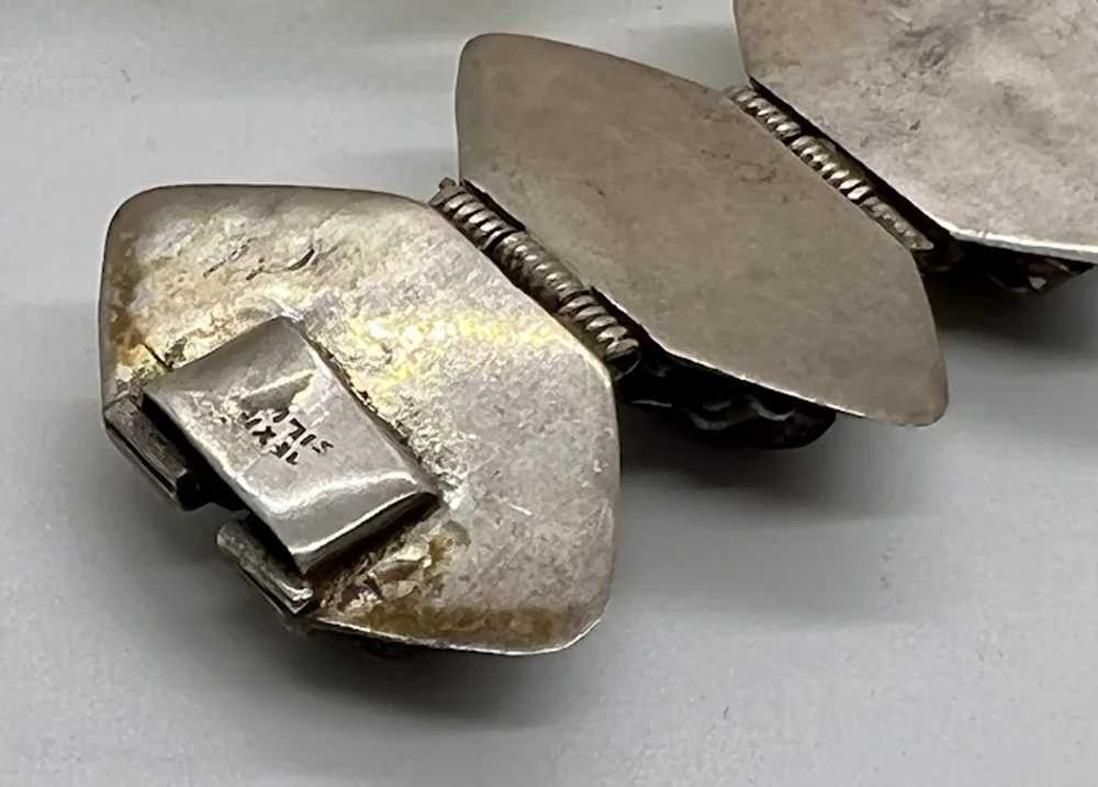 Beautiful Mexico Silver Amethyst Parure Bracelet,… - image 5