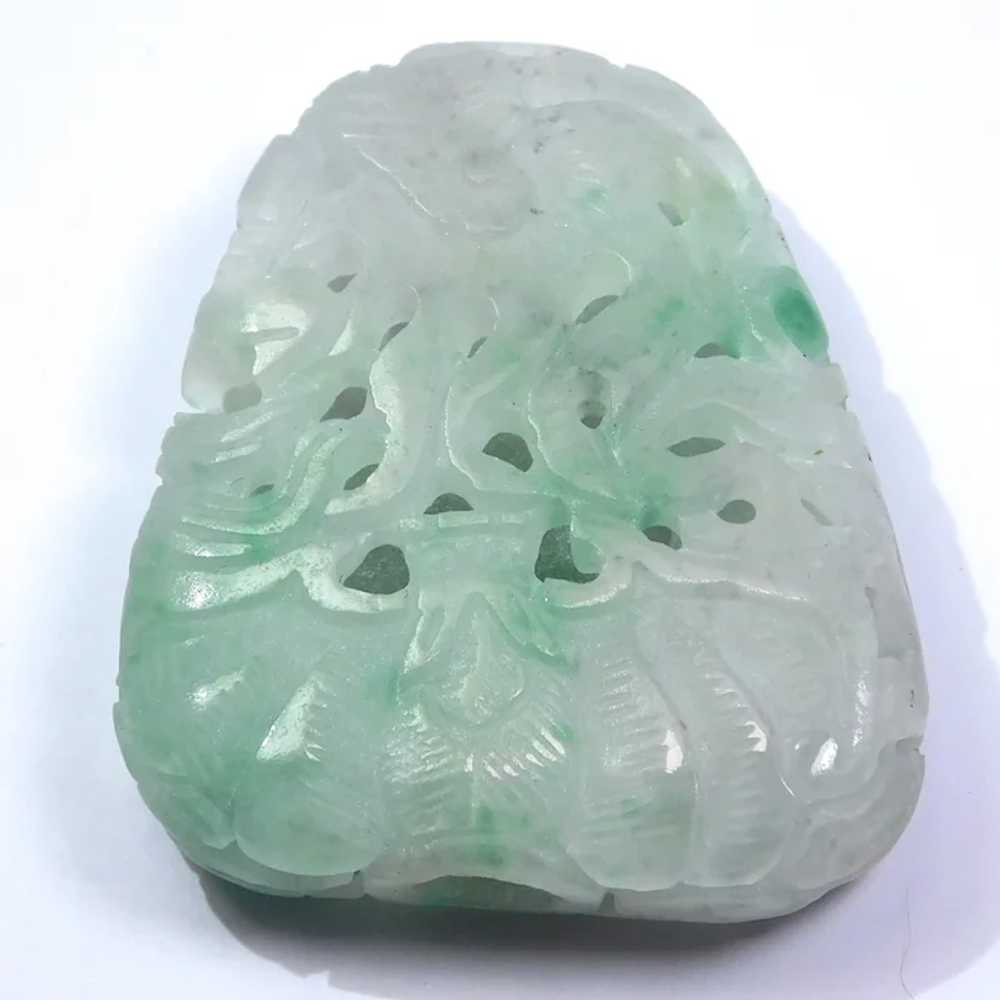 Incredible Jade Dragon Impossible Carved Amulet B… - image 2