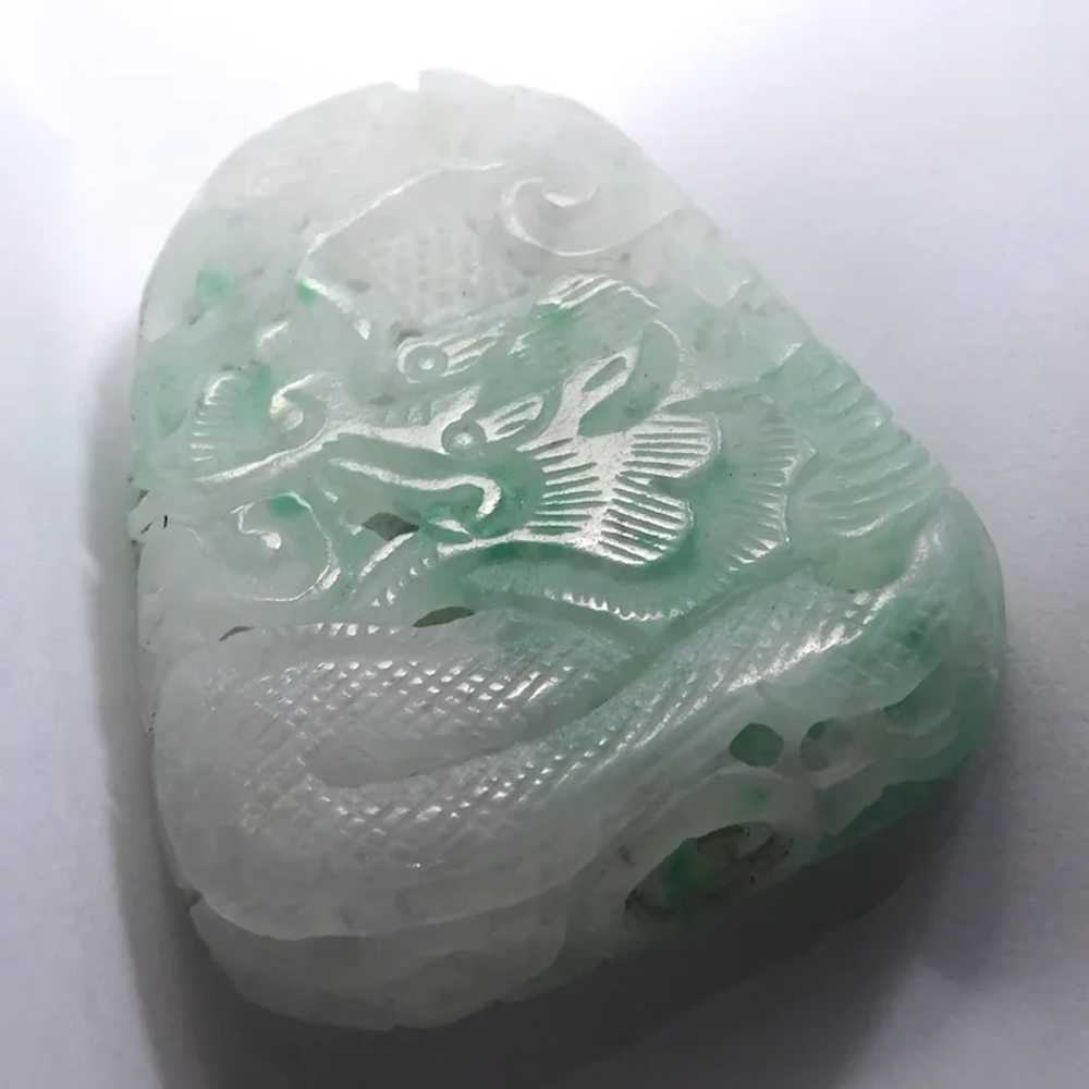 Incredible Jade Dragon Impossible Carved Amulet B… - image 4