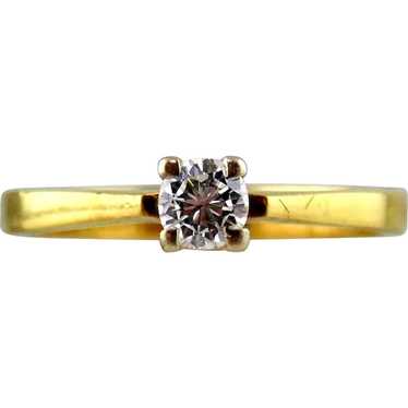 18kt Two-tone Gold Engagement Ring