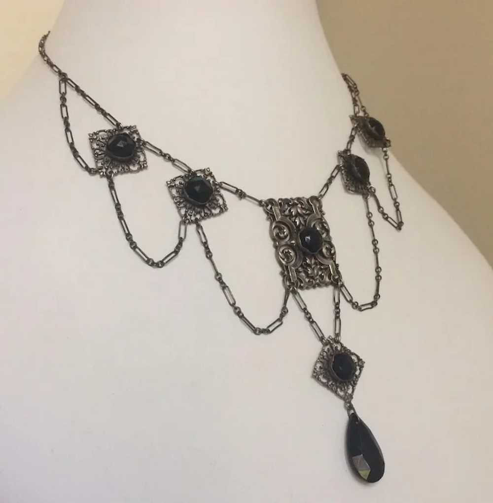 Elegant 1930's Czech Necklace - image 2