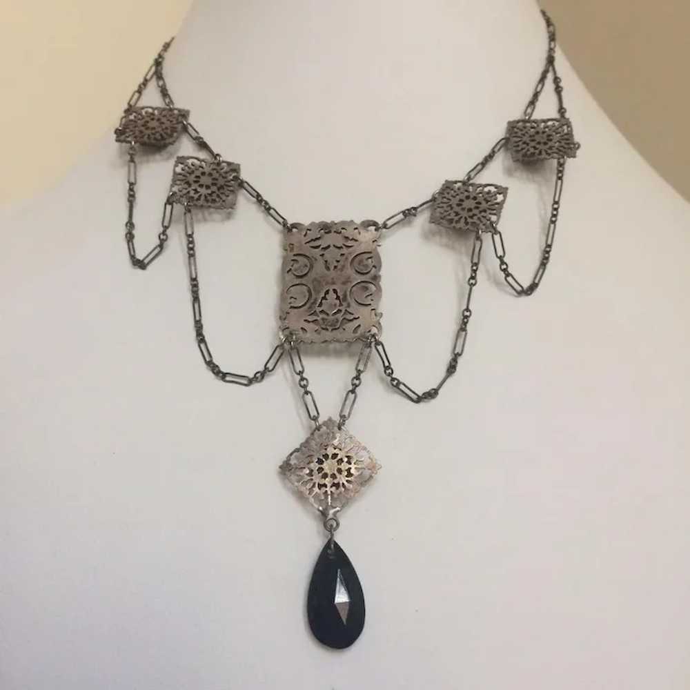 Elegant 1930's Czech Necklace - image 3
