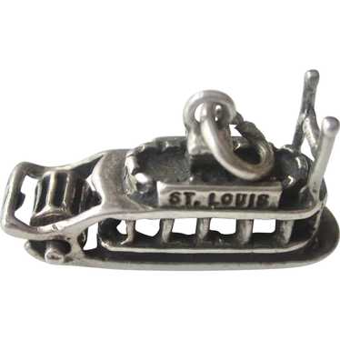 Vintage 3-D St Louis Steam Boat Charm/Pendant