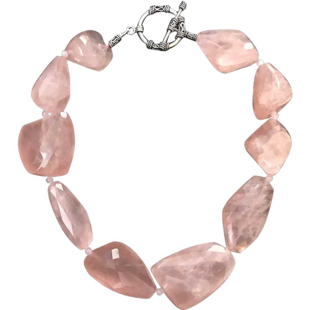300 Grams Pink Quartz Amazing Quality Necklace - image 1