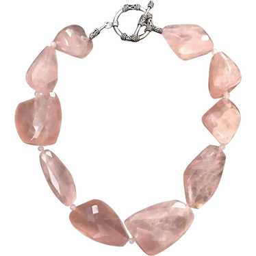 300 Grams Pink Quartz Amazing Quality Necklace