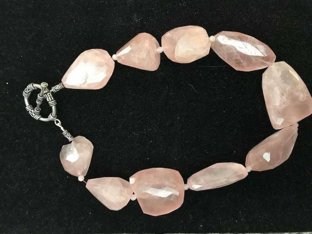 300 Grams Pink Quartz Amazing Quality Necklace - image 4