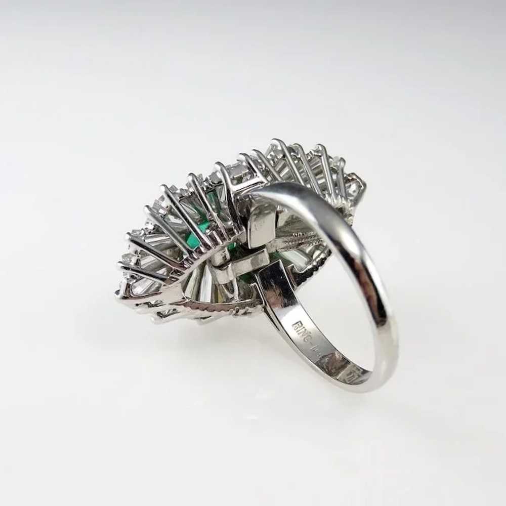 Emerald Engagement Ring Marquise Engagement Ring … - image 5