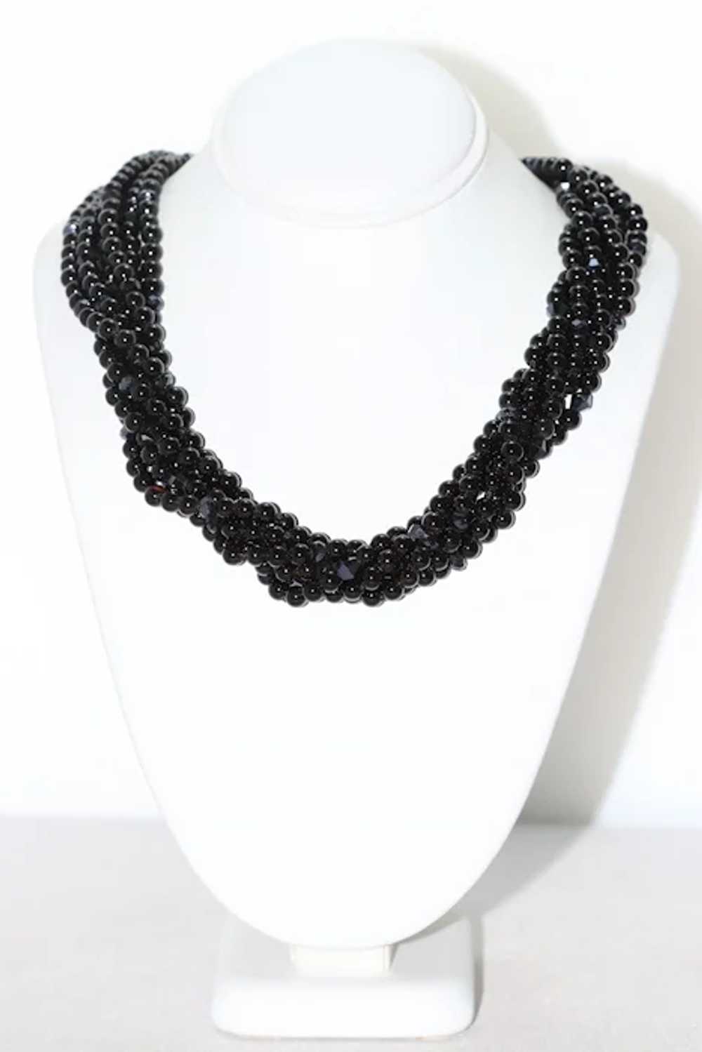 Vintage Black Onyx Necklace - image 2