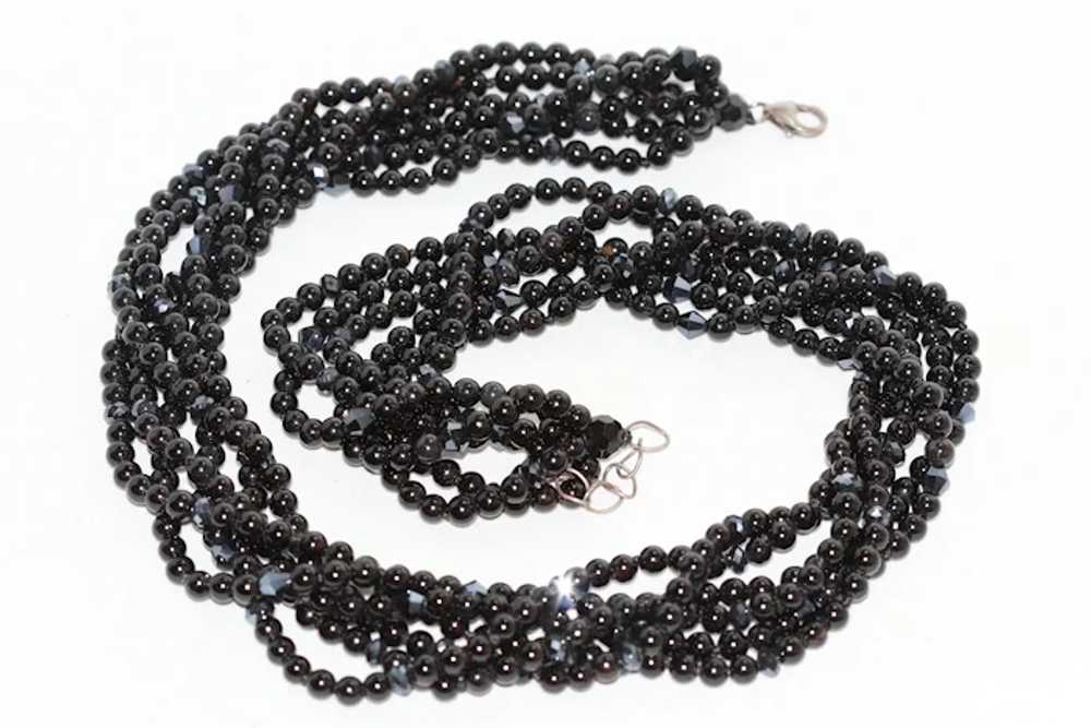 Vintage Black Onyx Necklace - image 3