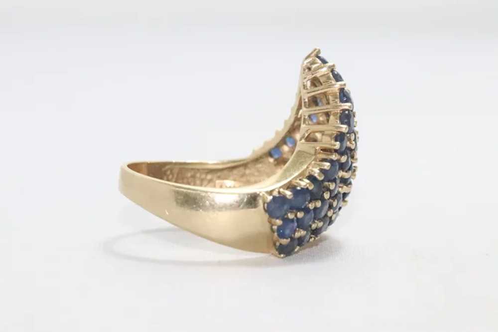 14 KT Gold 1.0 CT Sapphire Ring - image 2