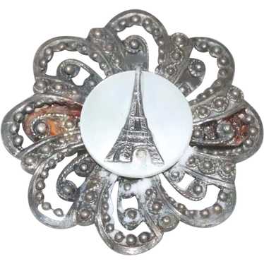 Vintage Eiffel Tower Brooch