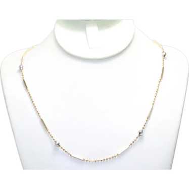 14KT Two Tone Gold Necklace