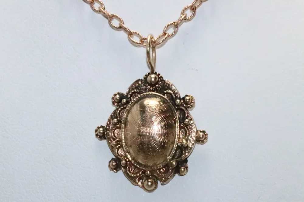 Antique Victorian 14K Yellow Gold Necklace - image 2