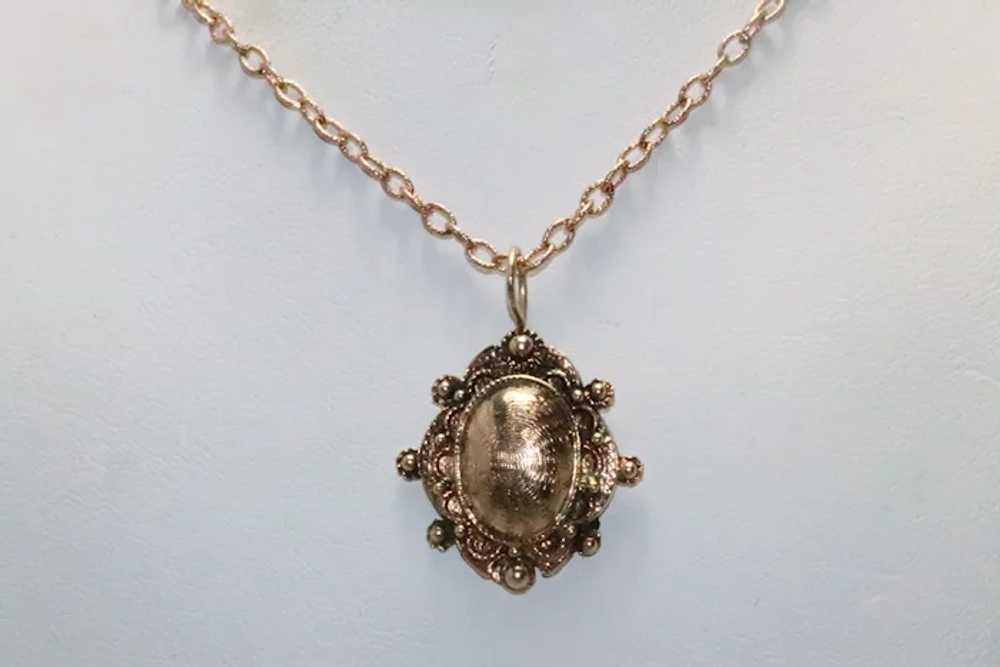 Antique Victorian 14K Yellow Gold Necklace - image 3