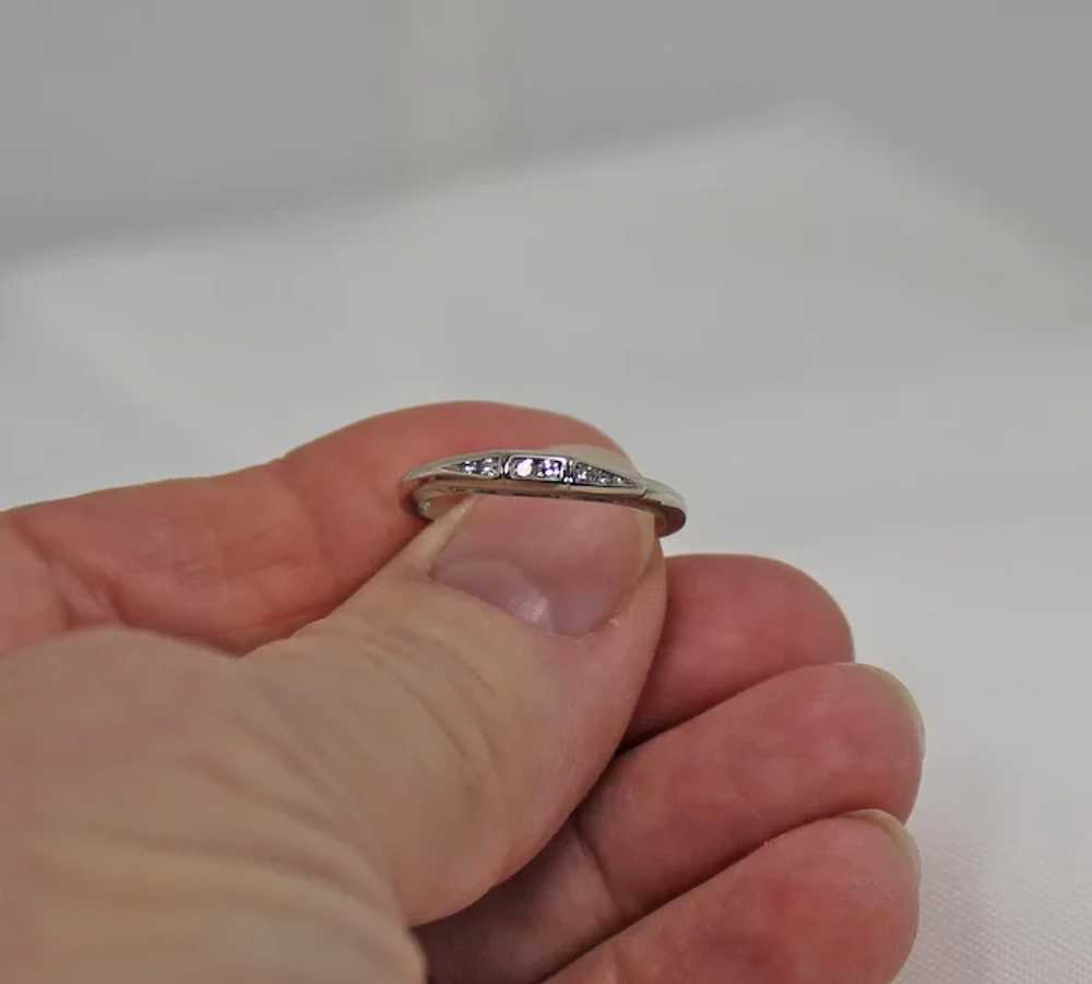 Classic Vintage Diamond Engagement Ring Size 5 3/4 - image 7