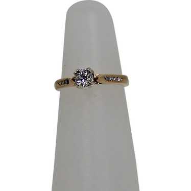 OEC Diamond Ring, 14Kt YG no