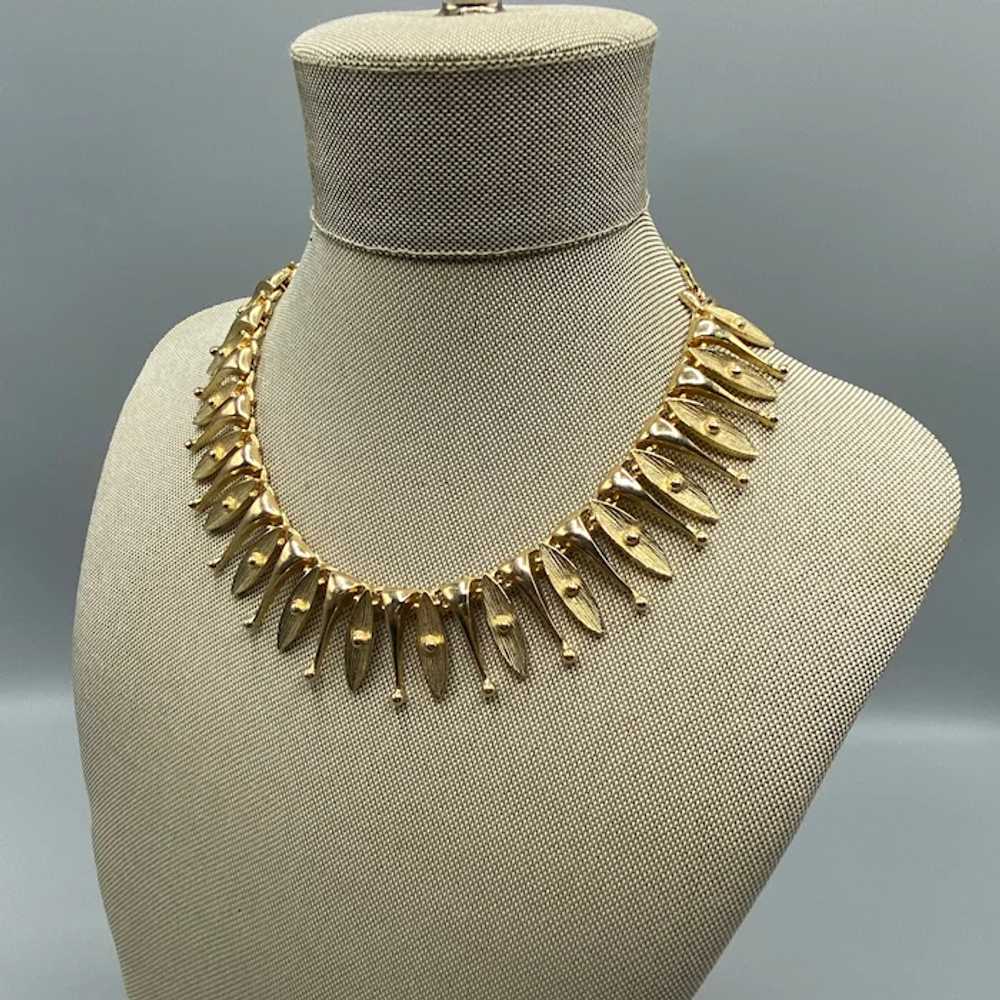 Sarah Coventry Egyptian Temptress Set Necklace Br… - image 9