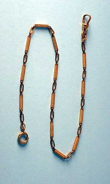 Fine Quality Turn-of-the-Century Watch Chain, Gold