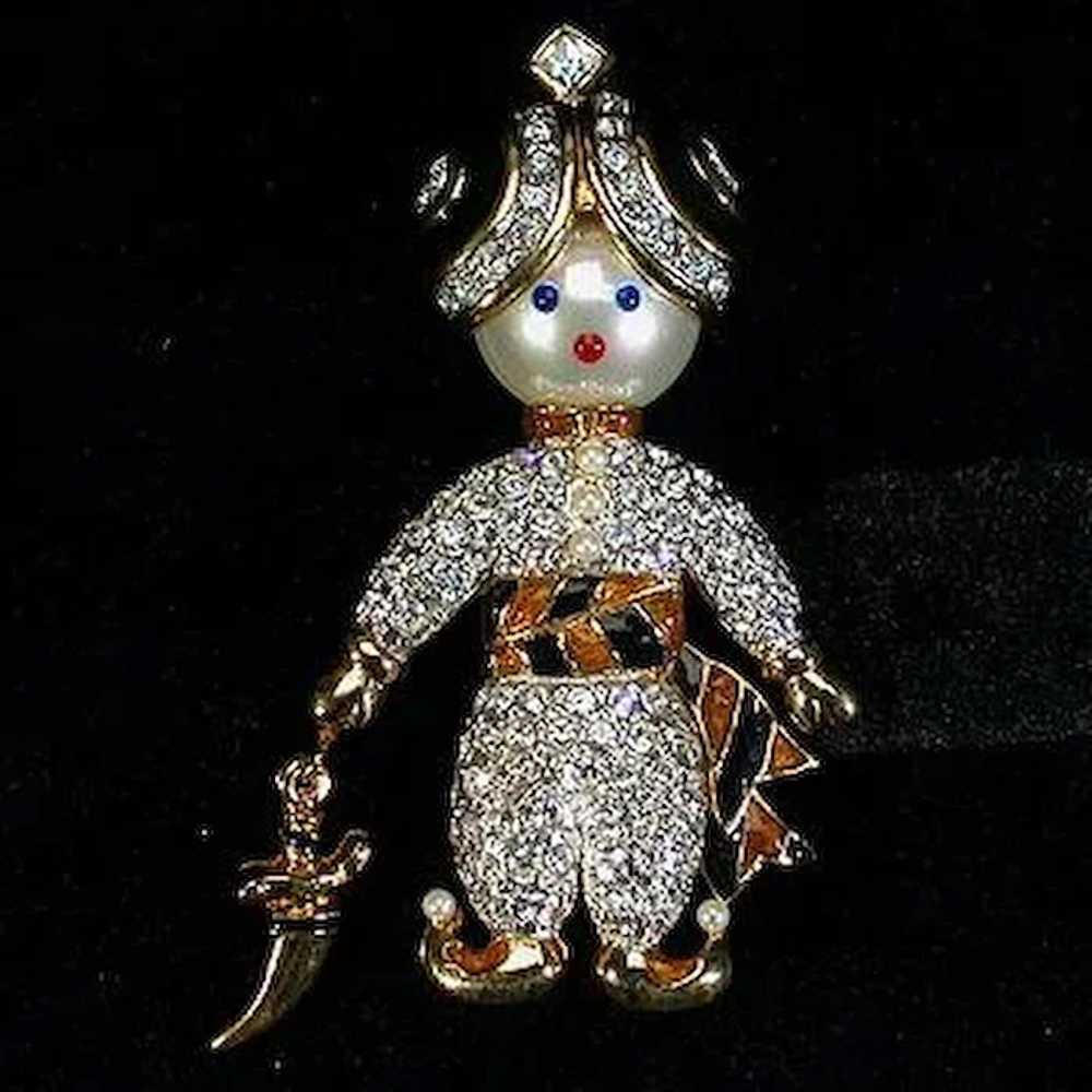 iG Enchanting Aladdin Prince or Sultan Pin Brooch - image 3