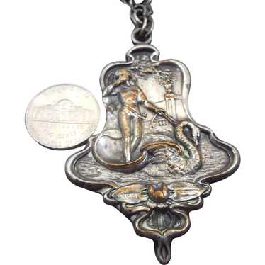 Art Nouveau Pendant Necklace by FISHEL, NESSLER & 