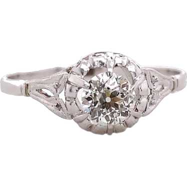Edwardian .45ct. Diamond Antique Engagement - Fash