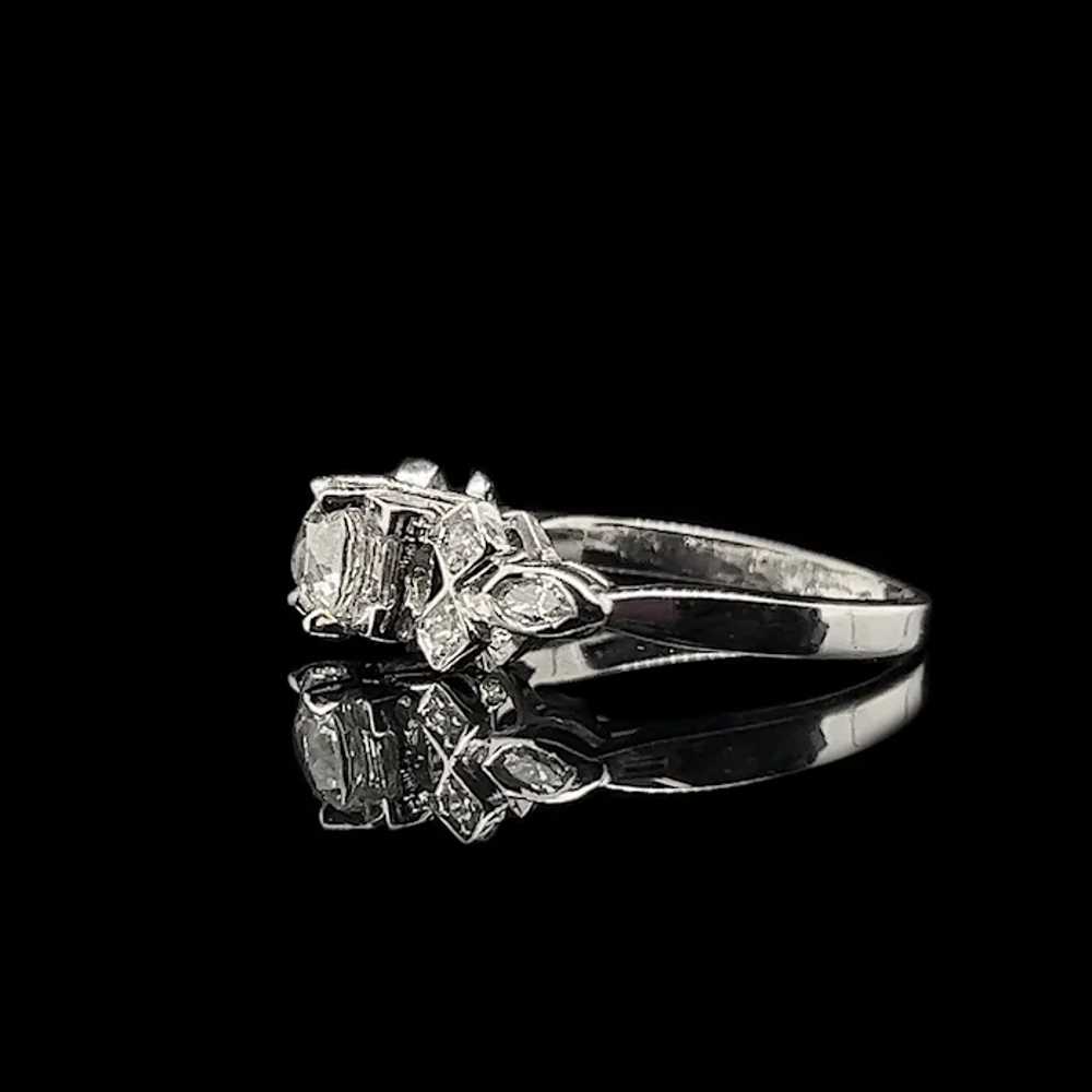 .77ct. Diamond Vintage Engagement - Fashion Ring … - image 3