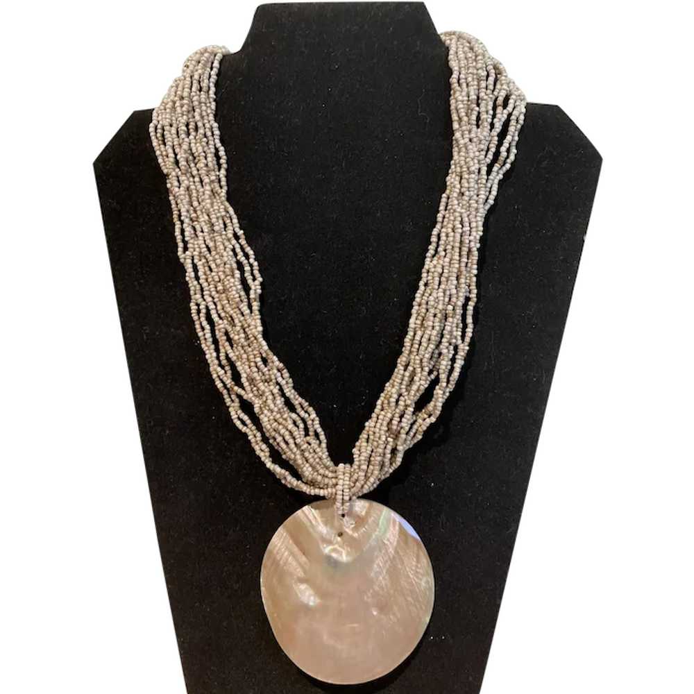 Hawaiian Shell and Bead Necklace - image 1