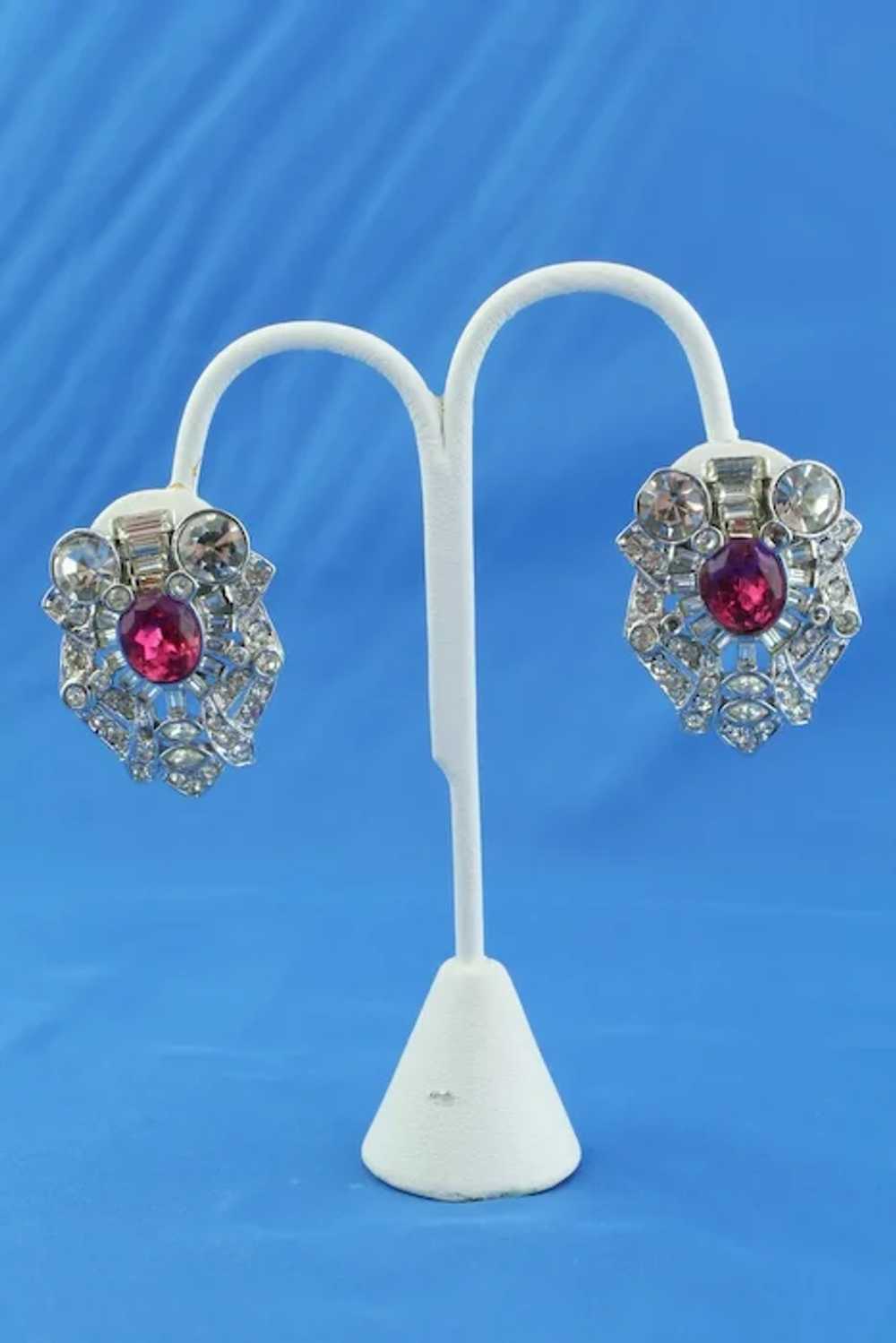 Weinberg New York Art Deco Earrings - image 2