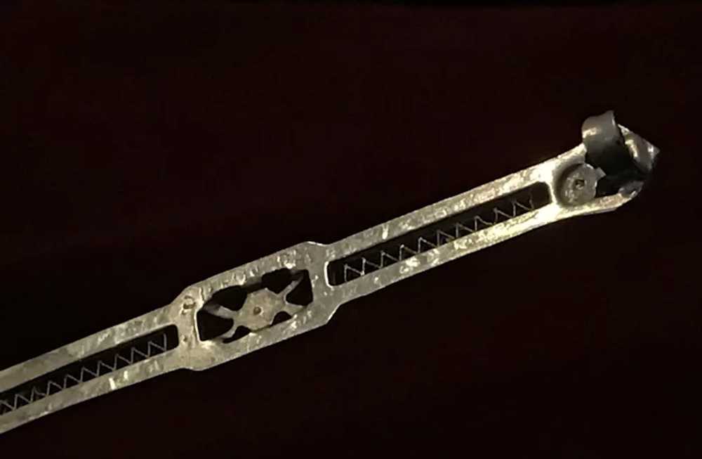 Art Deco Sterling Silver Bar Pin - image 5