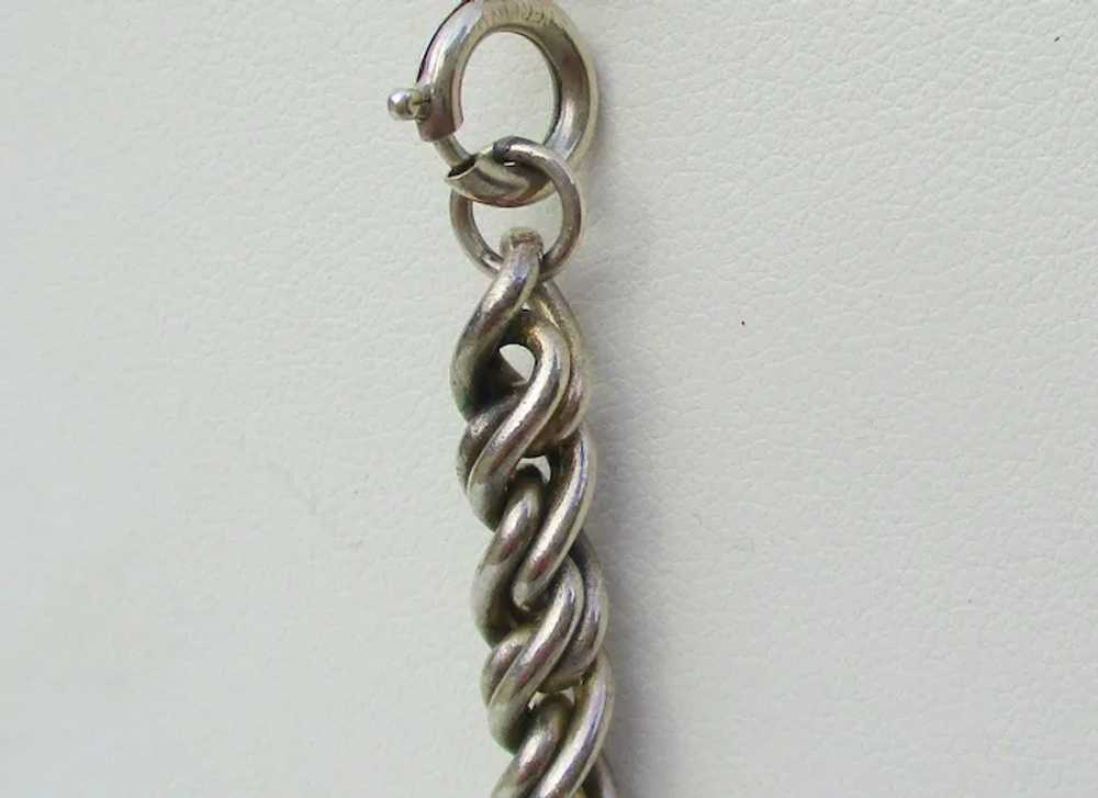 Long Silver Solid Chain 28.5" Long - image 3
