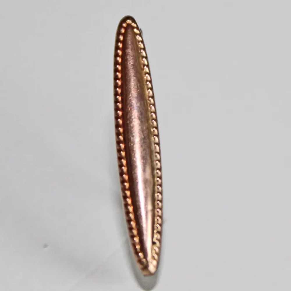 Rose Gold 10K Lingerie or Baby Pin - image 3